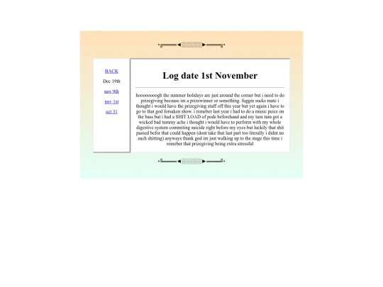 logs/november 3rd screenshot