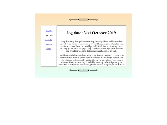 logs/october 31st screenshot