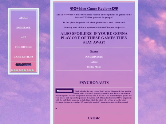 navigation/html resources /gamez screenshot