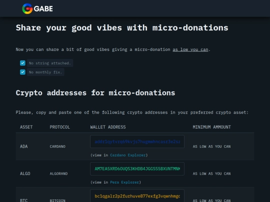 micro-donation screenshot
