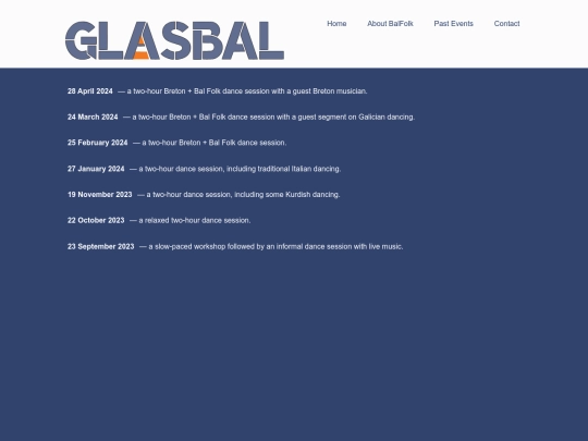 pastevents screenshot