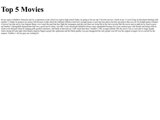 index screenshot