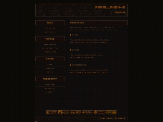 resources screenshot