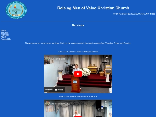 Services screenshot