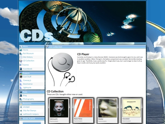 cd-collection screenshot