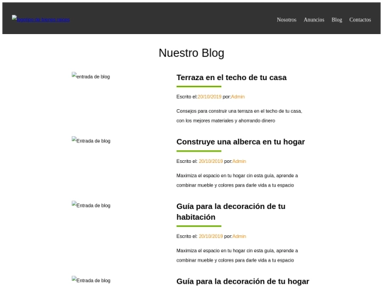 blog screenshot