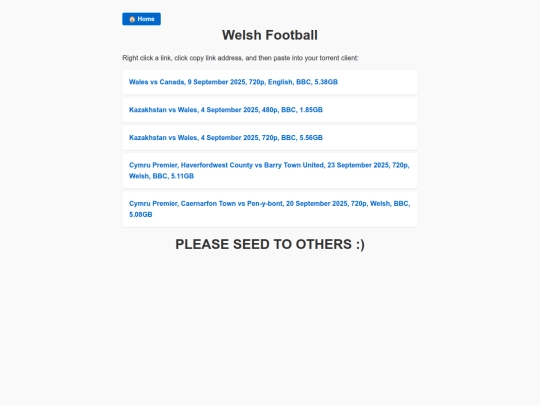 football/welshfootball screenshot