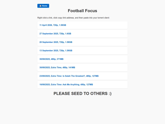 footballfocus screenshot
