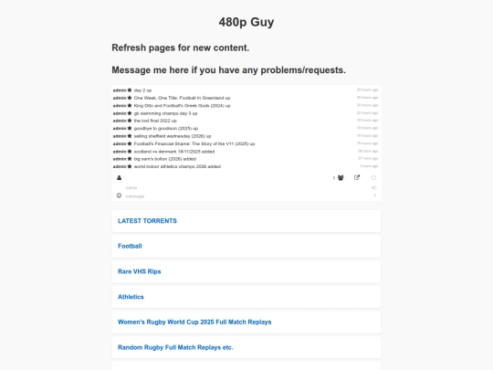 index screenshot