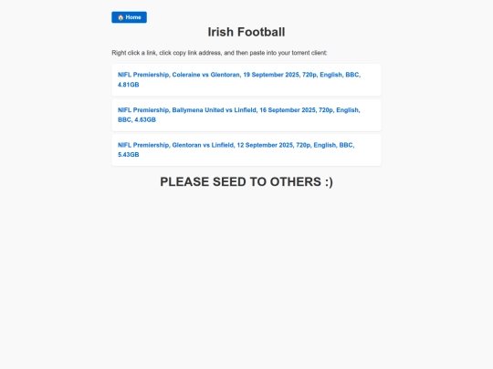 irishfootball screenshot