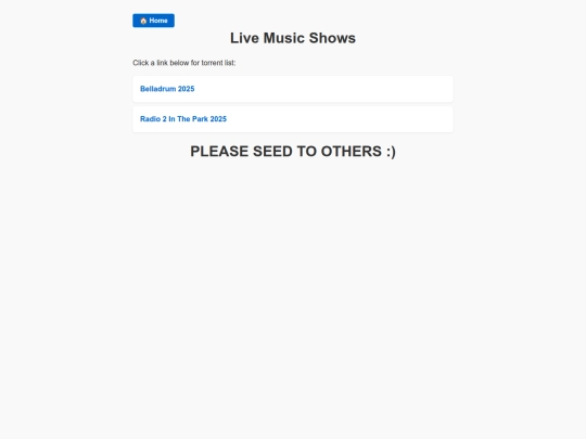 livemusicshows screenshot