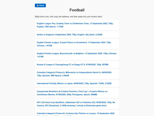 oldfootball screenshot