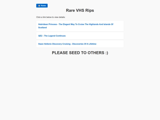 rarevhsrips screenshot