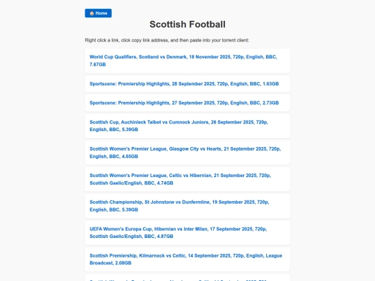 scottishfootball screenshot