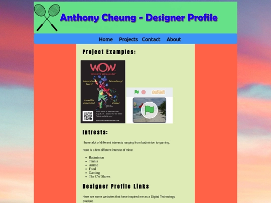 projects screenshot