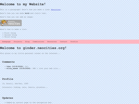 index screenshot