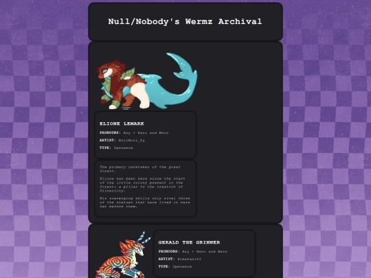 index screenshot