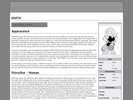 edith screenshot