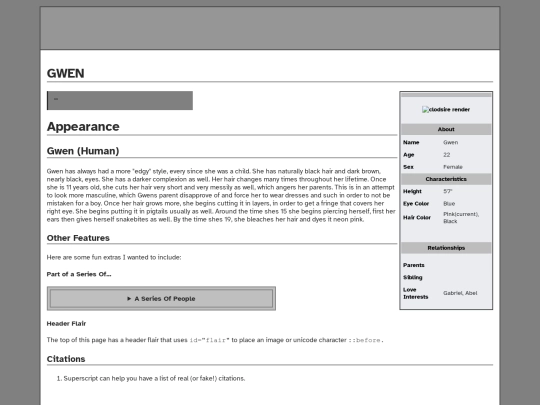 gwen screenshot