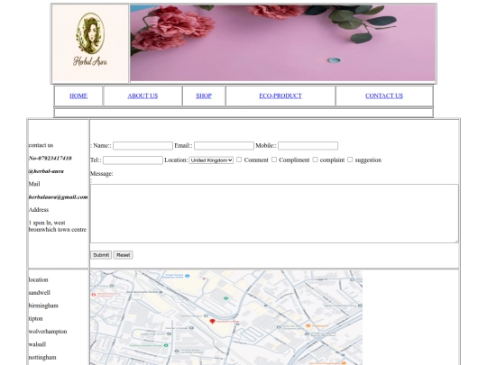 contactus screenshot