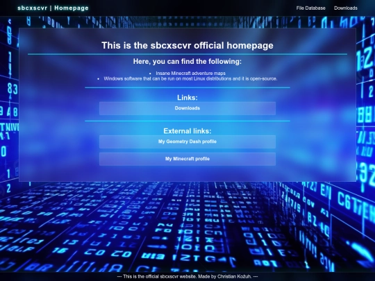 index screenshot