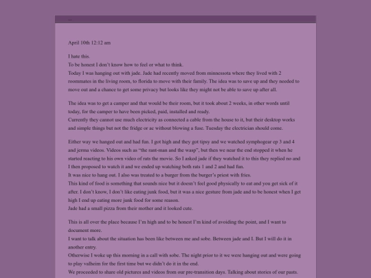 posts/2022-04-10-got-high-big-diary-entry-delaying-what-I-truly-wanted screenshot
