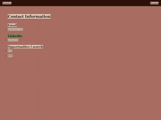 contact screenshot
