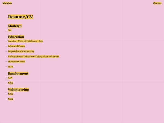 resume screenshot