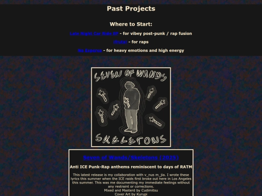 pastprojects screenshot