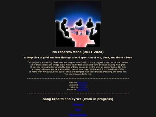 pastprojects_noesperes screenshot