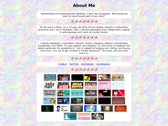 aboutme screenshot
