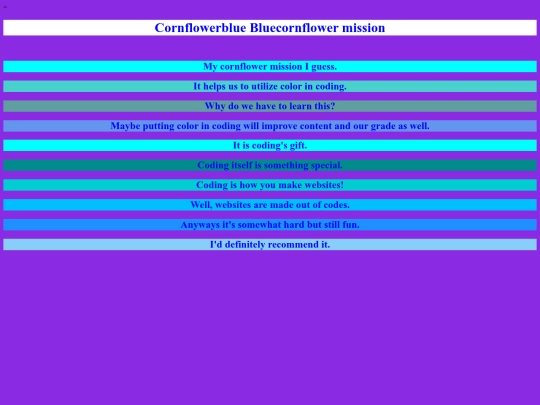 cornflower screenshot