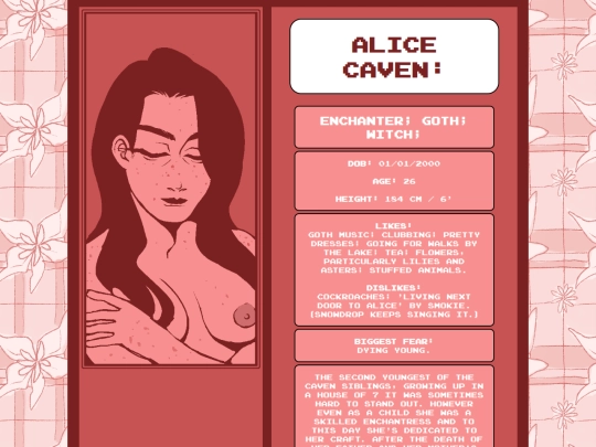 alice/character-info screenshot