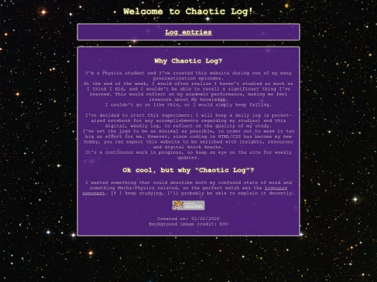 index screenshot