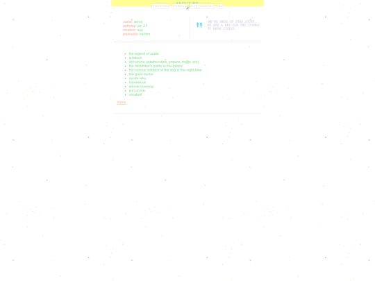 interests screenshot