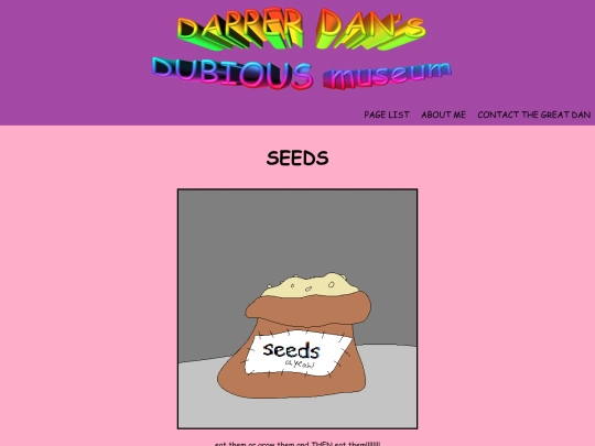seeds screenshot