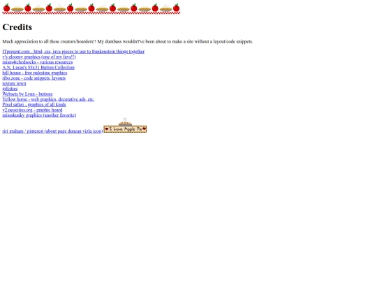 credits screenshot