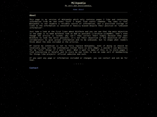 milkpedia/about screenshot
