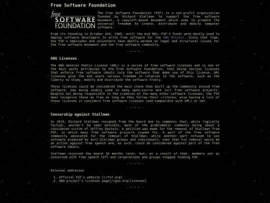milkpedia/articles/free_software_foundation screenshot