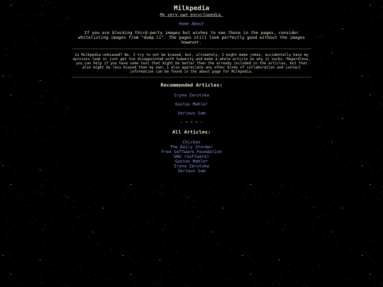 milkpedia screenshot