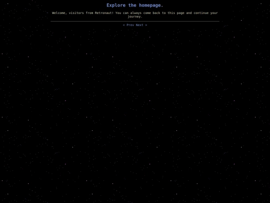 misc/webring/retronaut screenshot