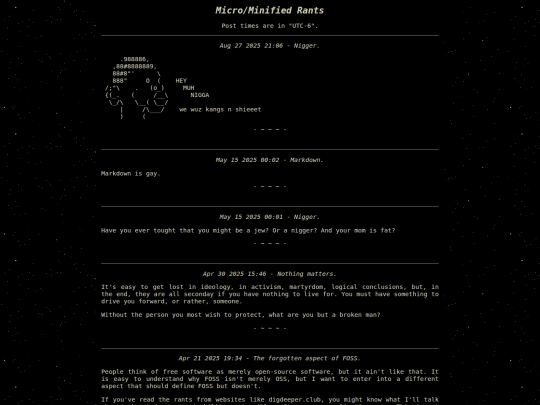 rants/micro screenshot