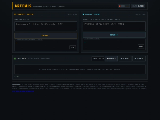 artemis screenshot