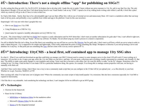 11tycms 2 screenshot
