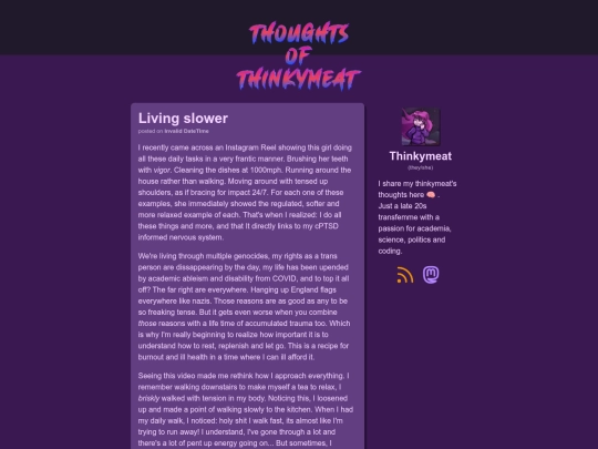 posts/livingslower screenshot