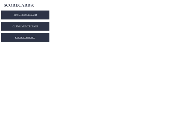 scorecards/menu screenshot