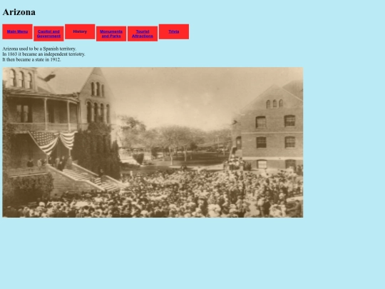 History screenshot