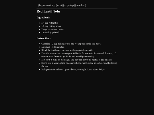 redlentiltofu screenshot