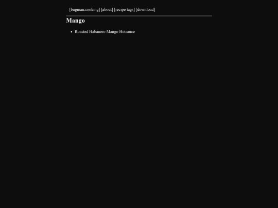 tags/mango screenshot