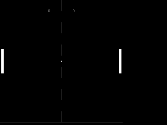 Pong screenshot